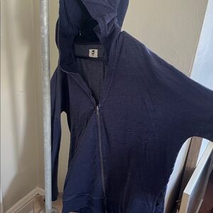 Quicksilver Navy Blue Zip-Up Hoodie